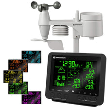 Carica l'immagine nel visualizzatore di Gallery, BRESSER 5-in-1 Centro Meteo Professionale con Display di 17 x 4 x 14 cm, nero - Ilgrandebazar
