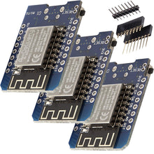 Carica l'immagine nel visualizzatore di Gallery, AZDelivery 3 x D1 mini con NodeMCU ESP8266-12E, 100% compatibile 3x Mini - Ilgrandebazar