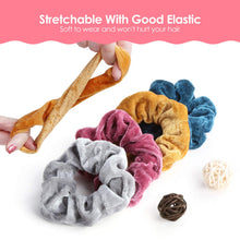 Carica l'immagine nel visualizzatore di Gallery, Meamae care Elastici per capelli 50 colori(pcs), scrunchies velluto... - Ilgrandebazar