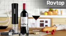 Carica l'immagine nel visualizzatore di Gallery, Rovtop Cavatappi Elettrico,Apribottiglie 4 Aa Batterie