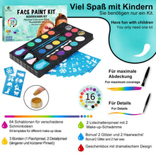 Carica l'immagine nel visualizzatore di Gallery, Truccabimbi Kit Trucco Viso Bambini Trucchi Carnevale - Ilgrandebazar