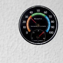 Carica l'immagine nel visualizzatore di Gallery, Lantelme 7580 - Termometro e igrometro analogico, Colore: Nero - Ilgrandebazar