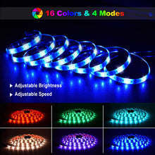 Carica l'immagine nel visualizzatore di Gallery, LED TV Retroilluminazione, OMERIL 2.2m 4 pezzi: 2*0.5m + 2* 0.6m, Multicolore - Ilgrandebazar