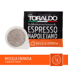 Carica l'immagine nel visualizzatore di Gallery, Caffè Toraldo Miscela Cremosa Cialde ESE 44 mm (150 Unità)