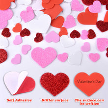 Carica l'immagine nel visualizzatore di Gallery, MIAHART 300 Pezzi Adesivi in   Schiuma a Cuore Glitterati Style 3 - Ilgrandebazar