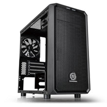 Carica l'immagine nel visualizzatore di Gallery, Thermaltake H15 Versa - Case per PC Micro ATX  e Mini Window, Nero - Ilgrandebazar