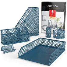 Carica l'immagine nel visualizzatore di Gallery, Arteza Set Accessori Organizer Scrivania Verde Scuro, 6 di 6, Scuro - Ilgrandebazar