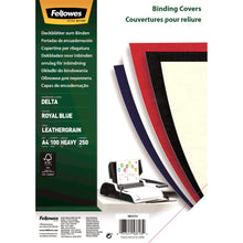 Carica l'immagine nel visualizzatore di Gallery, Fellowes 5371305 Copertine Delta FSC, Formato A4, 100 pezzi, Royal blu - Ilgrandebazar