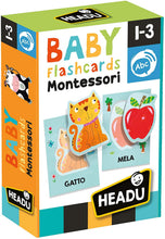 Carica l'immagine nel visualizzatore di Gallery, Headu- Baby Flashcards Montessori Gioco Educativo, Multicolore, IT21666