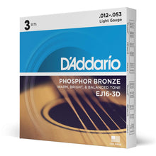 Carica l'immagine nel visualizzatore di Gallery, D'Addario EJ16 Set Corde Acustica EJ Phosphor BRZ RND WND - Ilgrandebazar
