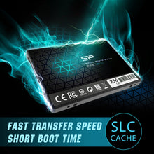 Carica l'immagine nel visualizzatore di Gallery, Silicon Power SSD 256GB 3D NAND A55 SLC Cache 256 GB, Upgraded version - Ilgrandebazar