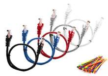 Carica l'immagine nel visualizzatore di Gallery, MultiCables 3m Ethernet Cat5E Cavi di Rete UTP con Spina 3 meter, 5 Pezzi - Ilgrandebazar