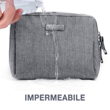 Carica l'immagine nel visualizzatore di Gallery, Icnow Mini Trousse,Trousse Make up Viaggio Impermeabile Borsa Trucchi Grigio - Ilgrandebazar
