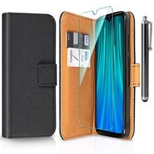 Carica l'immagine nel visualizzatore di Gallery, ivencase Cover per Xiaomi Redmi Note 8 PRO + Pellicola Protettiva + nero