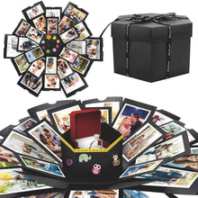 Carica l'immagine nel visualizzatore di Gallery, WisFox Explosion Box, Creativo Fai Da te a Sorpresa Esplosione Regalo Nero - Ilgrandebazar