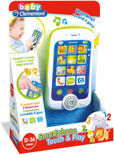 Carica l'immagine nel visualizzatore di Gallery, Clementoni Smartphone Touch &amp; Play Giocattolo, Multicolore, 14969 Smartphone Touch &amp; Play Single