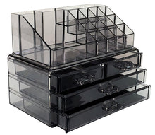 Carica l'immagine nel visualizzatore di Gallery, Display4top cosmetico dell' organizzatore di 4 Cassettiere Fuliggine - Ilgrandebazar