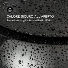 Carica l'immagine nel visualizzatore di Gallery, Blumfeldt Heat Guard Blackline Delicate - Riscaldamento da 1500 W Nero - Ilgrandebazar