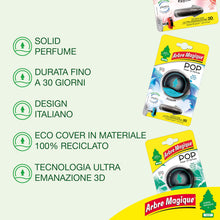 Carica l'immagine nel visualizzatore di Gallery, Arbre Magique, POP, Profumatore per Auto, Fragranza Vaniglia, Formato Bipack - 30 g