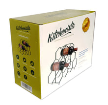 Carica l'immagine nel visualizzatore di Gallery, Kitchenista Portabottiglie da Vino 9 Bottiglie Stand - in... - Ilgrandebazar
