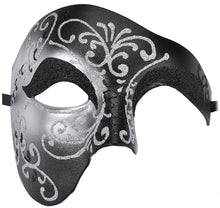 Carica l'immagine nel visualizzatore di Gallery, Kapmore Mens Travestimento Maschera Halloween Costumi Veneziano Maschera... - Ilgrandebazar