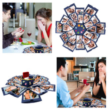 Carica l'immagine nel visualizzatore di Gallery, WisFox Explosion Box, Creativo Fai Da te a Sorpresa Esplosione Regalo Blu - Ilgrandebazar