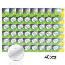Carica l'immagine nel visualizzatore di Gallery, 【40 Pack】Pile a Bottone CR2032 IDESION Batteria 3V 240mAh Per LED luci,...