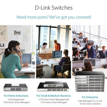 Carica l'immagine nel visualizzatore di Gallery, D-Link GO-SW-5E Switch Desktop, 5 Porte RJ45 Fast Ethernet 5 Porte, Bianco - Ilgrandebazar