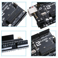 Carica l'immagine nel visualizzatore di Gallery, Elegoo UNO R3 Board Scheda ATmega328P ATMEGA16U2 con Cavo USB Compatibile... - Ilgrandebazar