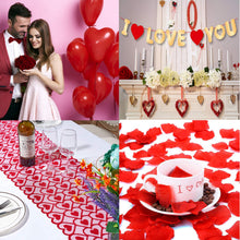 Carica l'immagine nel visualizzatore di Gallery, Kit decorazioni per San Valentino 1000 pezzi Petali di rosa rossa 10 pezzi... - Ilgrandebazar