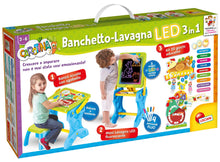 Carica l'immagine nel visualizzatore di Gallery, Lisciani Giochi- Carotina Banchetto-Lavagna LED 3 in 1 Gioco per Bambini, Multicolore, 77465