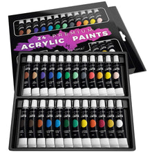Carica l'immagine nel visualizzatore di Gallery, 24 piece set (24 different colours), Black/Blue/Green/Grey/Orange/Red/Violet/White/Yellow - Ilgrandebazar