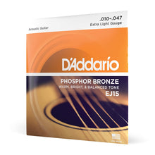 Carica l'immagine nel visualizzatore di Gallery, D'Addario EJ16 Set Corde Acustica EJ Phosphor BRZ RND WND - Ilgrandebazar