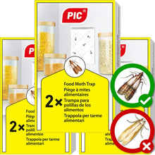 Carica l'immagine nel visualizzatore di Gallery, PIC Trappola Anti Tarme del Cibo - Confezione da 3 buste con due trappole =... - Ilgrandebazar