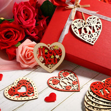 Carica l'immagine nel visualizzatore di Gallery, 60 Pezzi Ornamenti di Cuore per San Valentino in Legno... - Ilgrandebazar