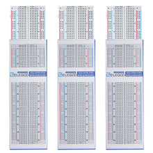 Carica l'immagine nel visualizzatore di Gallery, Elegoo 3pcs MB-102 Breadboard con 830 Punti Senza Set 1 (830 points X 3) - Ilgrandebazar