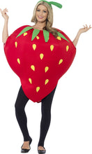 Carica l'immagine nel visualizzatore di Gallery, Smiffy's 43406 - Costume Rosso Fragola con Stampato Tabard e Copricapo,... - Ilgrandebazar