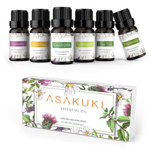 Carica l'immagine nel visualizzatore di Gallery, ASAKUKI Olio Essenziale 6 Set di Aromaterapia lavanda,... - Ilgrandebazar