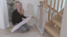 Carica l'immagine nel visualizzatore di Gallery, Hauck Estensione 9 cm per Cancelletto Open N Stop, Autoclose N 9 cm, Bianco