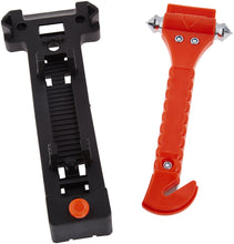 Carica l'immagine nel visualizzatore di Gallery, Amazon Basics - Taglierino d’emergenza per cinture di sicurezza e martello rompivetro, confezione da 2