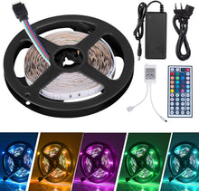 Carica l'immagine nel visualizzatore di Gallery, LED Striscia 5M RGB 5050,Duractron led striscia 150 led per Natale,Feste, Decorazioni.(Non Impermeabile)