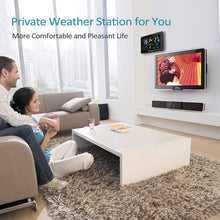 Carica l'immagine nel visualizzatore di Gallery, Kalawen Stazione Meteo Automatica Digitale Wireless Nero - Ilgrandebazar