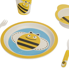 Carica l'immagine nel visualizzatore di Gallery, ORNAMI Servizio in bambù 5-Pezzi per Bambini, Design Ape - Il