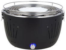 Carica l'immagine nel visualizzatore di Gallery, Durandal Barbecue Portatile ventilato Carbone casa o Campeggio nero - Ilgrandebazar