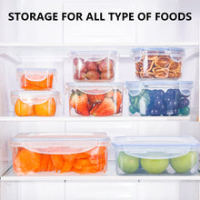 Carica l'immagine nel visualizzatore di Gallery, Contenitori Ermetici per Alimenti [8 Pezzi], Contenitori di Plastica Riutilizzabili, Senza BPA Contenitori Alimenti, 100% a Prova di Perdite, Lavastoviglie, Congelatore e Microonde, 0.24-1.5 L
