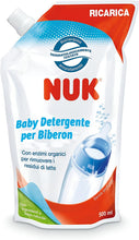 Carica l'immagine nel visualizzatore di Gallery, Nuk 10750064 Ricarica Detergente per Biberon con Enzimi Organici