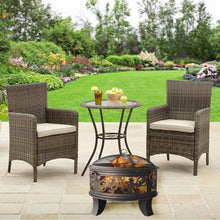 Carica l'immagine nel visualizzatore di Gallery, Home&amp;Decorations FT-51219B Braciere e Griglia per Giardino, 66 cm, Ø 66 cm - Ilgrandebazar