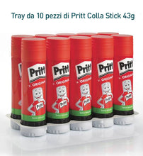 Carica l'immagine nel visualizzatore di Gallery, Pritt Colla Stick 10 x 43g, colla per bambini sicura e 10 x 43 g, Red - Ilgrandebazar