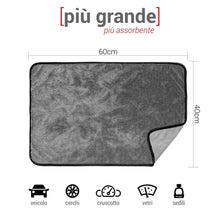 Carica l'immagine nel visualizzatore di Gallery, Panno Asciugatura Auto, Nuova Microfibra Ritorta per Auto e Moto,... - Ilgrandebazar