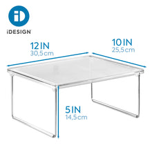 Carica l'immagine nel visualizzatore di Gallery, iDesign Organizer cucina, Piccolo scaffale empty, Trasparente E Argento - Ilgrandebazar